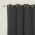 Gold Grommet Blackout Curtains
