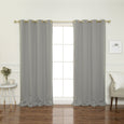 Gold Grommet Blackout Curtains