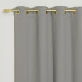 Gold Grommet Blackout Curtains
