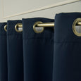 Gold Grommet Blackout Curtains