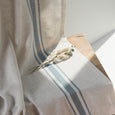 Linen Blend Triple Stripe Curtains