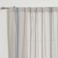 Linen Blend Triple Stripe Curtains