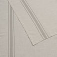 Linen Blend Triple Stripe Curtains