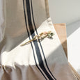 Linen Blend Triple Stripe Curtains