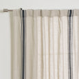 Linen Blend Triple Stripe Curtains
