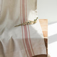 Linen Blend Triple Stripe Curtains
