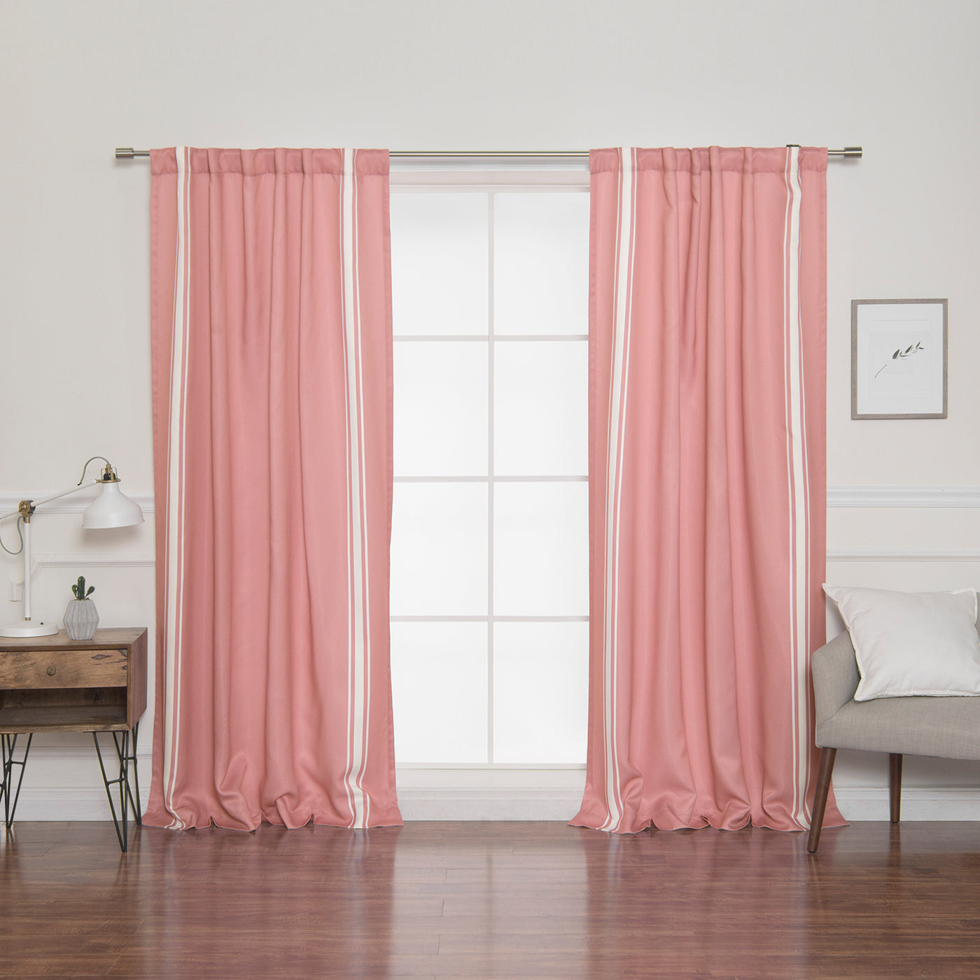 Nordic Reverse Triple Stripe Curtains