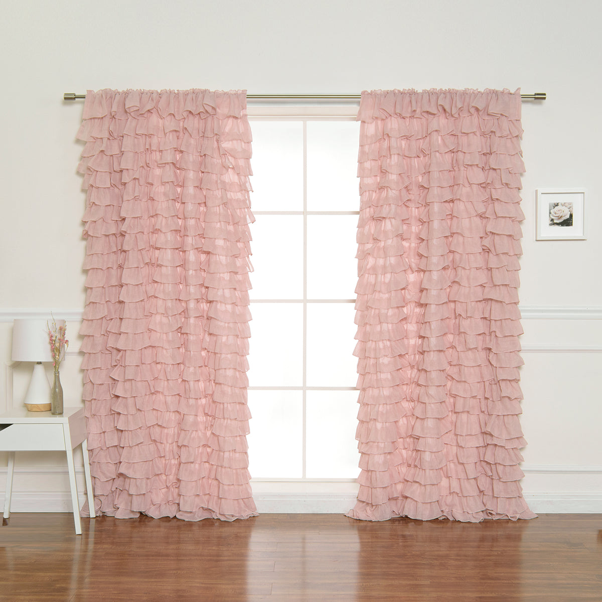 Ruffle Cascade Curtains