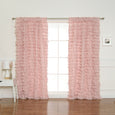 Ruffle Cascade Curtains