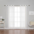 Simple Sheer Dot Curtains