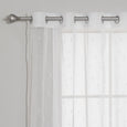 Sheer Embroidered Triangle Curtains