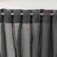 Sheer Faux Linen Curtains