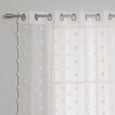 Sheer Textured Dot Curtains