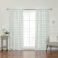 Nordic Watercolor Check Curtains