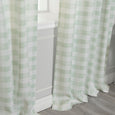 Nordic Watercolor Check Curtains