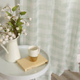 Sheer Watercolor Plaid Curtains