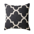 Linen Blend Moroccan Pillow Cover