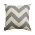 Linen Blend Chevron Pillow Cover