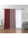 uMIXm Wide Tulle & Blackout Curtains
