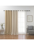 uMIXm Wide Tulle & Blackout Curtains