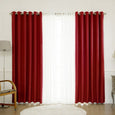 uMIXm Wide Dot Lace & Blackout Curtains
