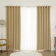 uMIXm Wide Dot Lace & Blackout Curtains