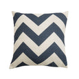 Linen Blend Chevron Pillow Cover