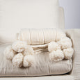Knitted Pom Throw