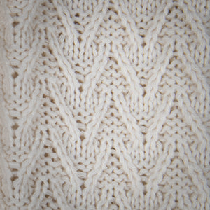 Knitted Tassel Throw
