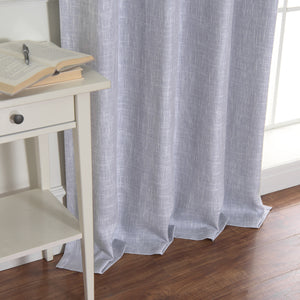 Linen-Look Grommet Blackout Curtains