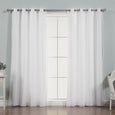 uMIXm Tulle & Nordic White Curtains