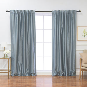 Faux Silk Blackout Curtains