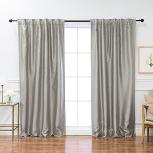 Faux Silk Blackout Curtains