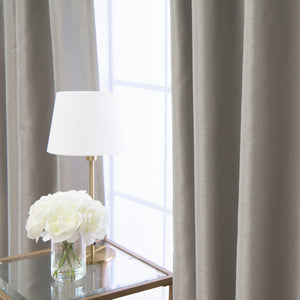 Faux Silk Blackout Curtains