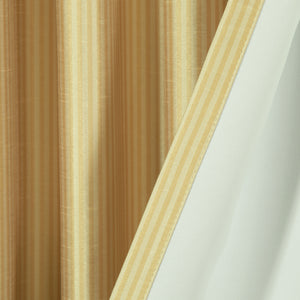 Faux Silk Candy Stripe Blackout Curtains
