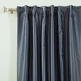 Faux Silk Candy Stripe Blackout Curtains
