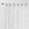 Sheer Faux Linen Modern Abstract Curtains