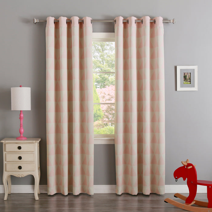 Triangle Room Darkening Curtains