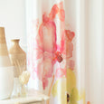 Faux Silk Watercolor Floral Blackout Curtains