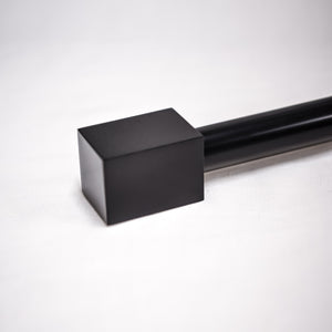 Cuboid Finial Metal Curtain Rod