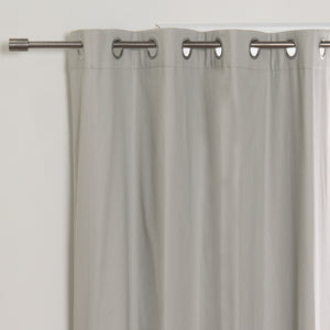Solid Cotton Blackout Curtains