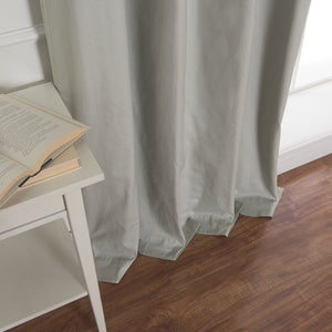 Solid Cotton Blackout Curtains
