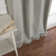 Solid Cotton Blackout Curtains