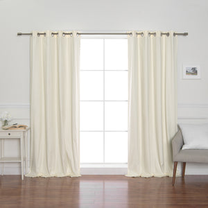 Solid Cotton Blackout Curtains