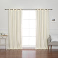 Solid Cotton Blackout Curtains