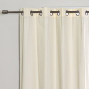 Solid Cotton Blackout Curtains