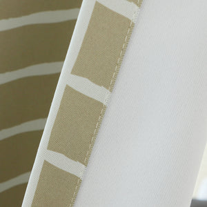 Sketched Chevron Room Darkening Curtains