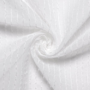 Sheer Thin Stripe Grommet Curtains