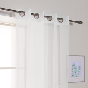 Sheer Tulip Grommet Curtains