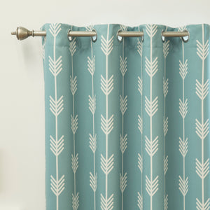 Arrow Room Darkening Curtains